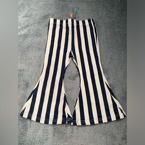 Bailey’s blossoms Striped Flared Bottoms NWT